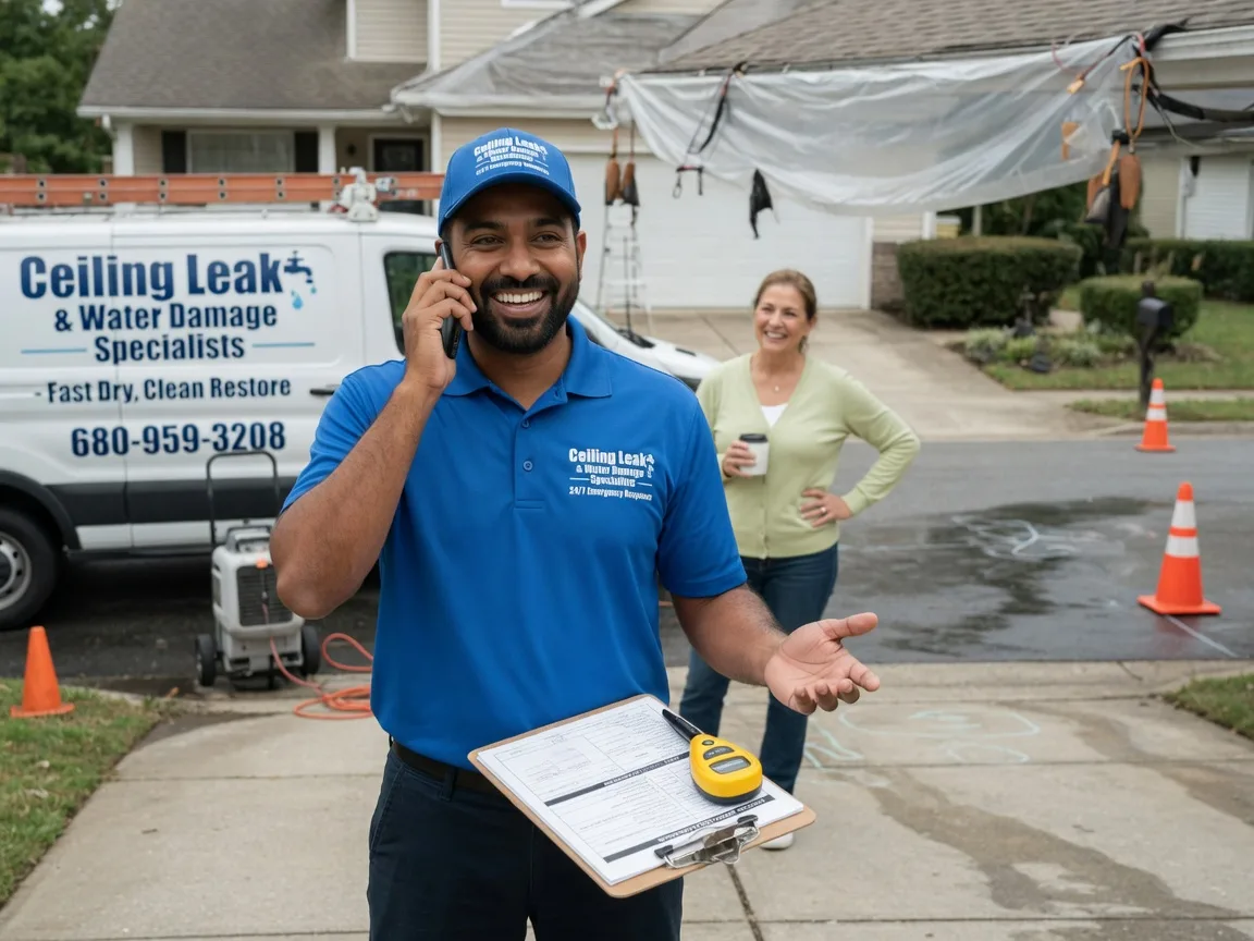Ceiling Leak Cleanup Roselle Park, NJ FAQs